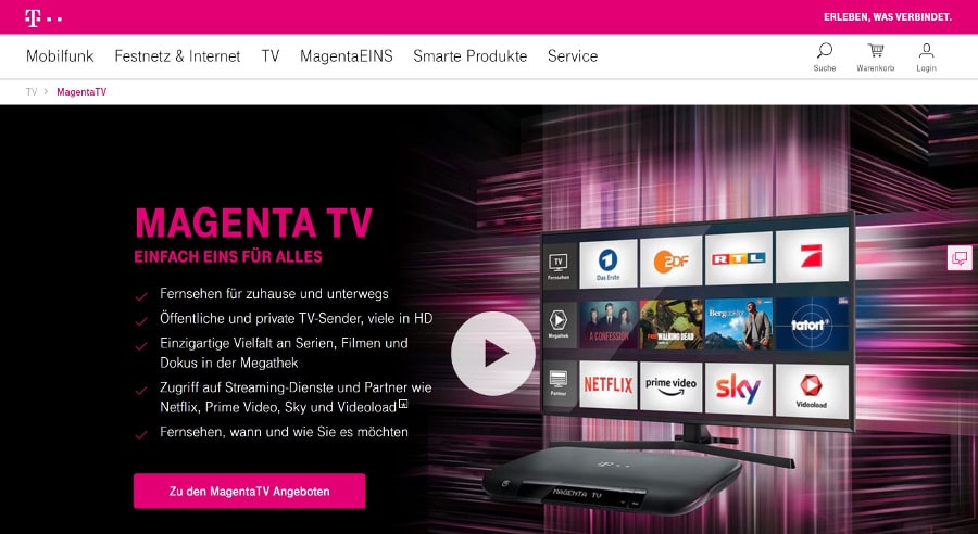Magenta TV Angebot