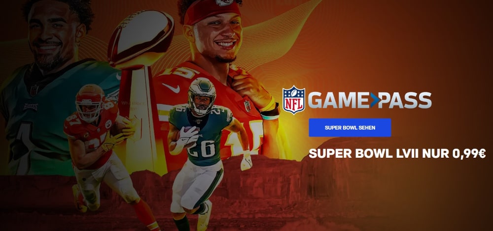 Super Bowl im Live-Stream - NFL Game Pass
