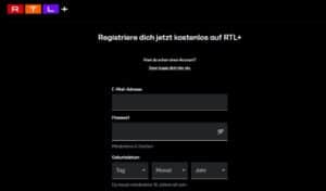 RTL Plus registrieren