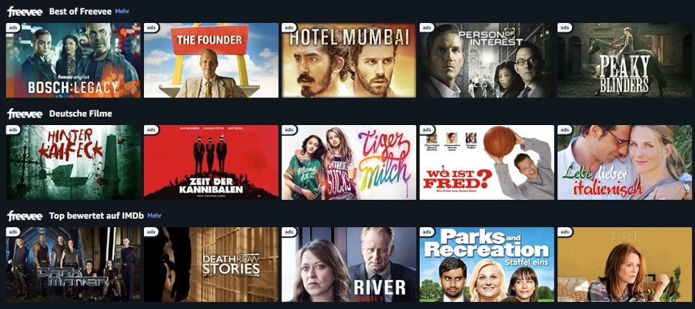 Amazon Freeve Angebot - Filme und Serien kostenlos