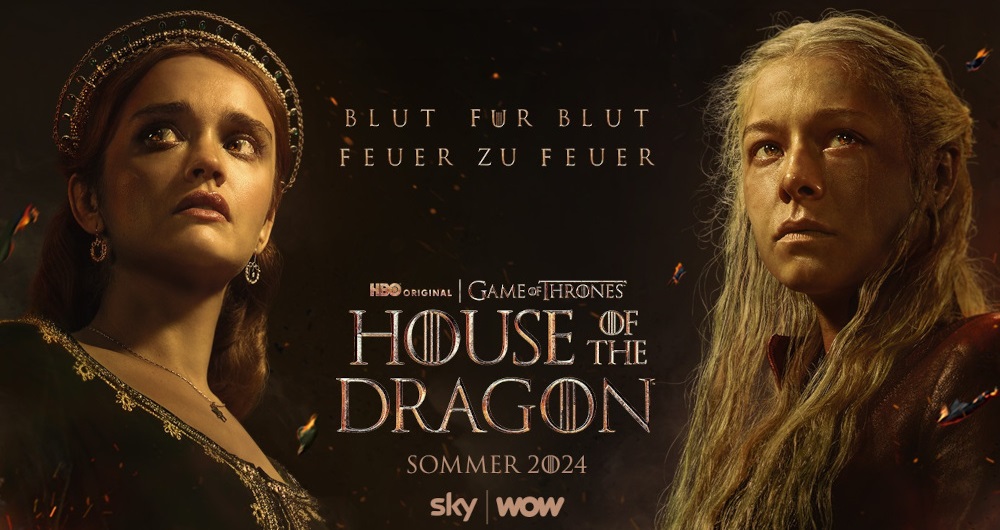 House of the Dragon kehrt mit der 2 Staffel bei WOW und Sky zurück