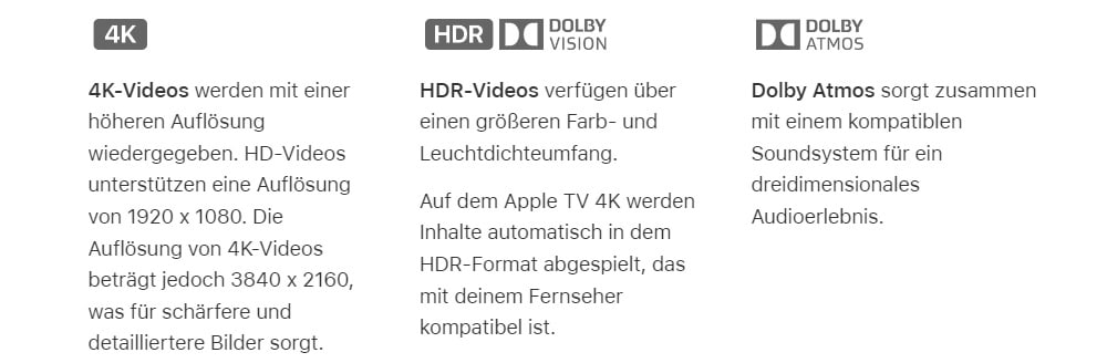 Apple TV Plus Bildqualität