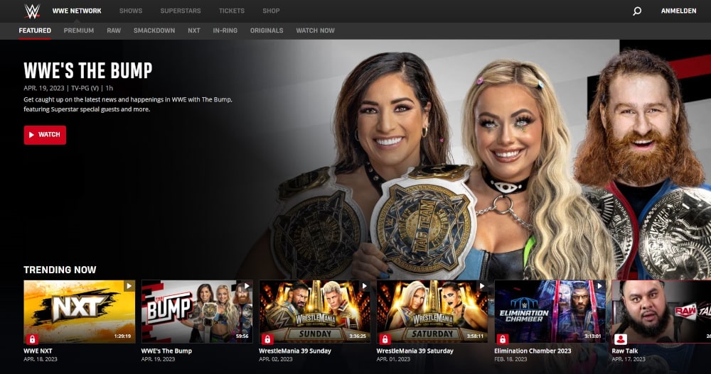 WWE Network kostenlos schauen
