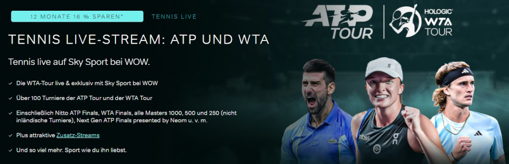 Tennis bei Sky