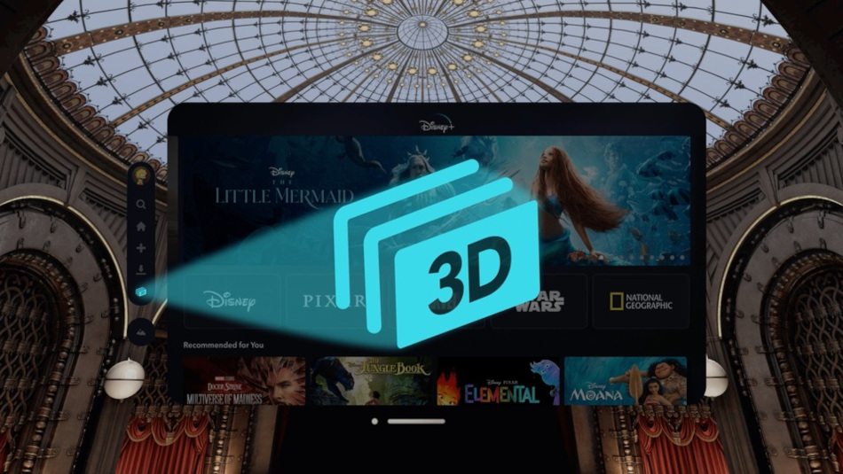 3D-Filme bei Disney+ für Apple Vision Pro