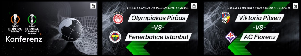 UEFA Europa Conference League Viertelfinal-Spiele bei RTL Plus im Live-Stream