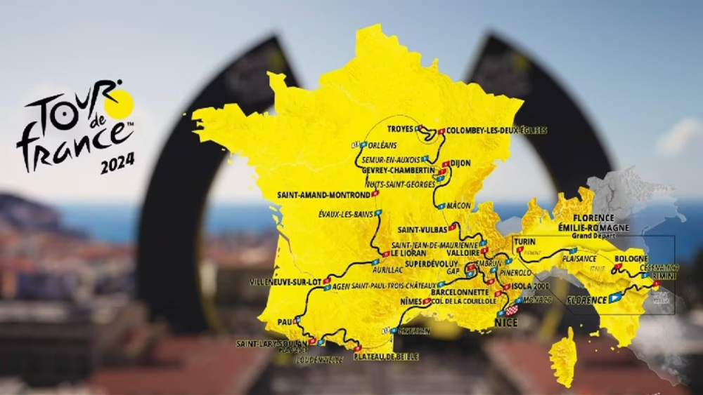 Tour de France Strecken 2024