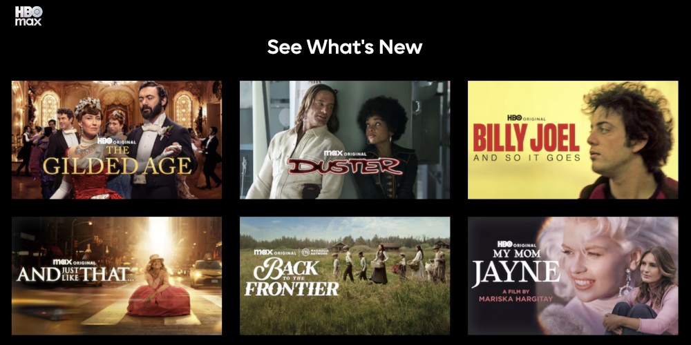 HBO Max Programm